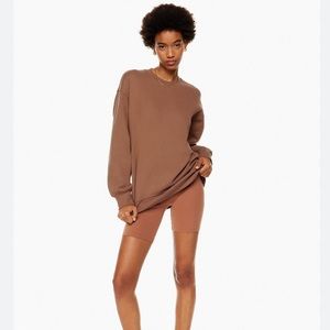 Aritzia Brown Crewneck Sweater
